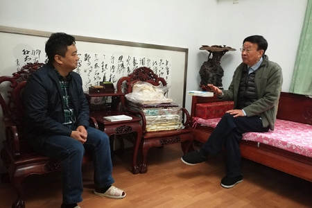 宿迁市艺术教育家协会蒯天看望文化艺术教育界领导